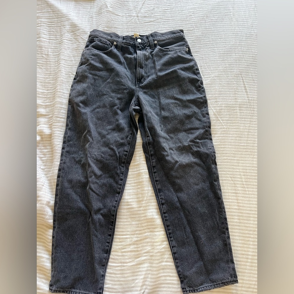 Baggy Black Tapered Jeans